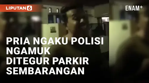 VIDEO: Ngaku Polisi Berpangkat Briptu, Pria Ini Marah Ditegur Tetangga gegara Parkir Sembarangan