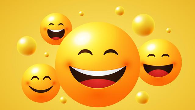 Ilustrasi lucu, tertawa