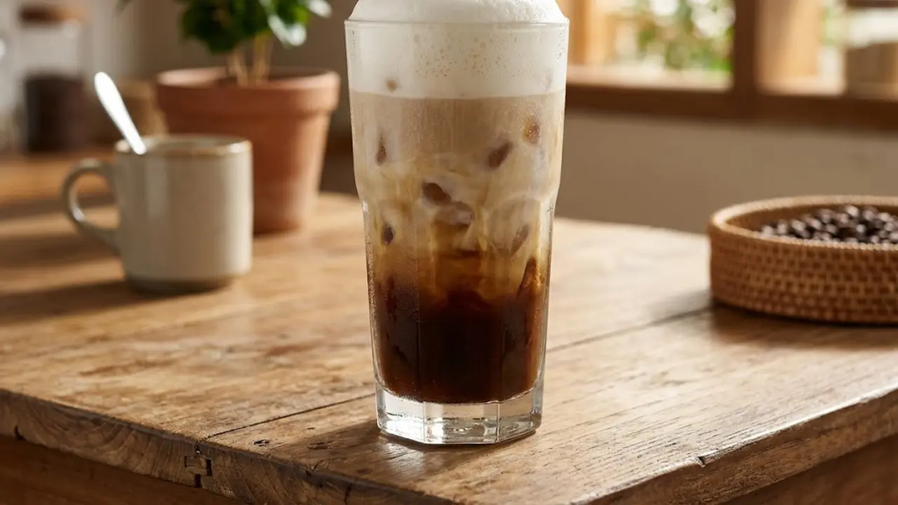 cara membuat kopi susu foam sederhana tanpa mixer