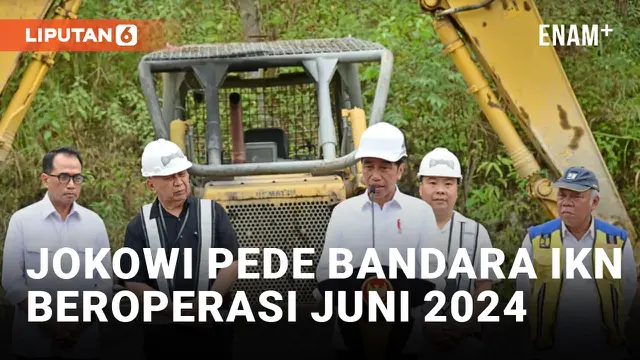 Groundbreaking Bandara IKN, Presiden Jokowi Optimis Bisa Mulai Digunakan Pertengahan 2024