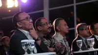 Exco PSSI, Tony Aprilani (kiri) hadir dalam peresmian gelaran ISL 2015 di Lounge VVIP Barat Stadion GBK Jakarta, Sabtu (14/2/2015). (Liputan6.com/Helmi Fithriansyah)