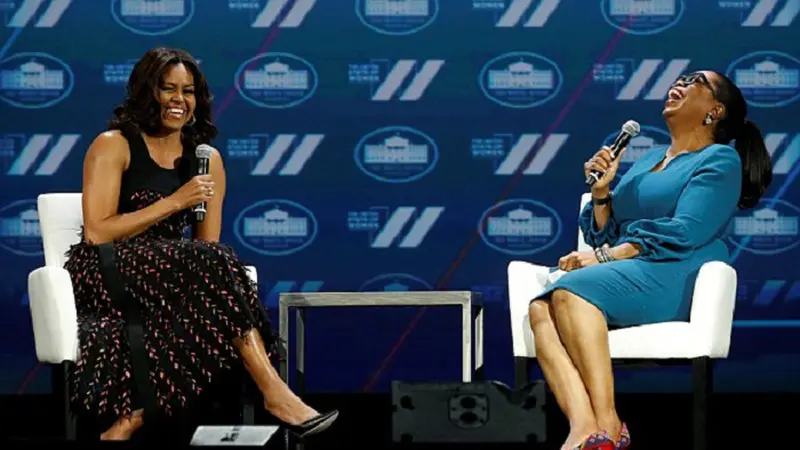 Michelle Obama dan Oprah Winfrey