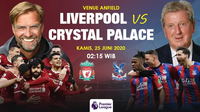Prediksi Liverpool Vs Crystal Palace