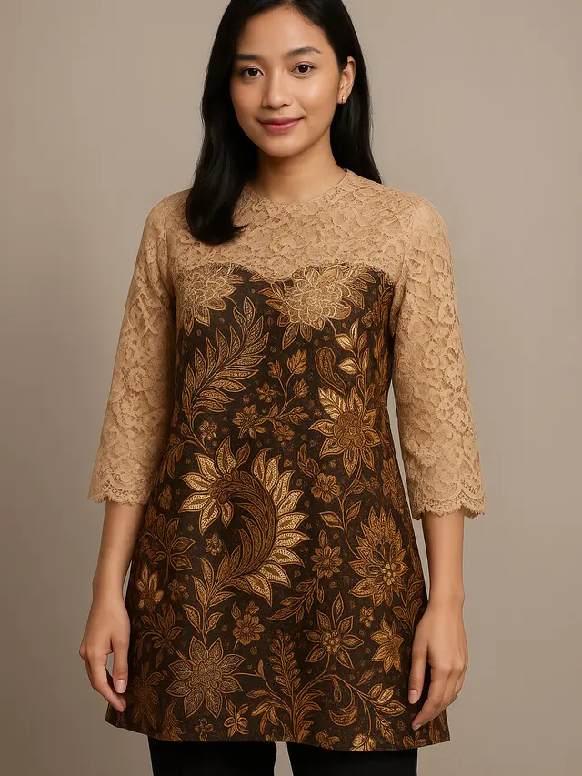 7 Model Tunik Batik Cantik untuk Kondangan Terbaru 2025, Tampil Anggun dan Elegan di Setiap Acara
