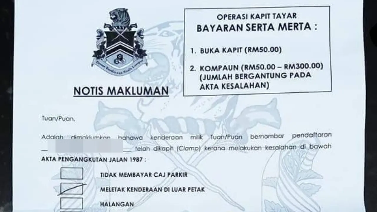 Dikira Parkir Sesuai Aturan, Wanita Ini Syok Dapat Surat Tilang