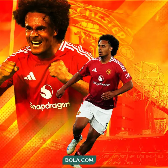 Manchester United - Ilustrasi Joshua Zirkzee