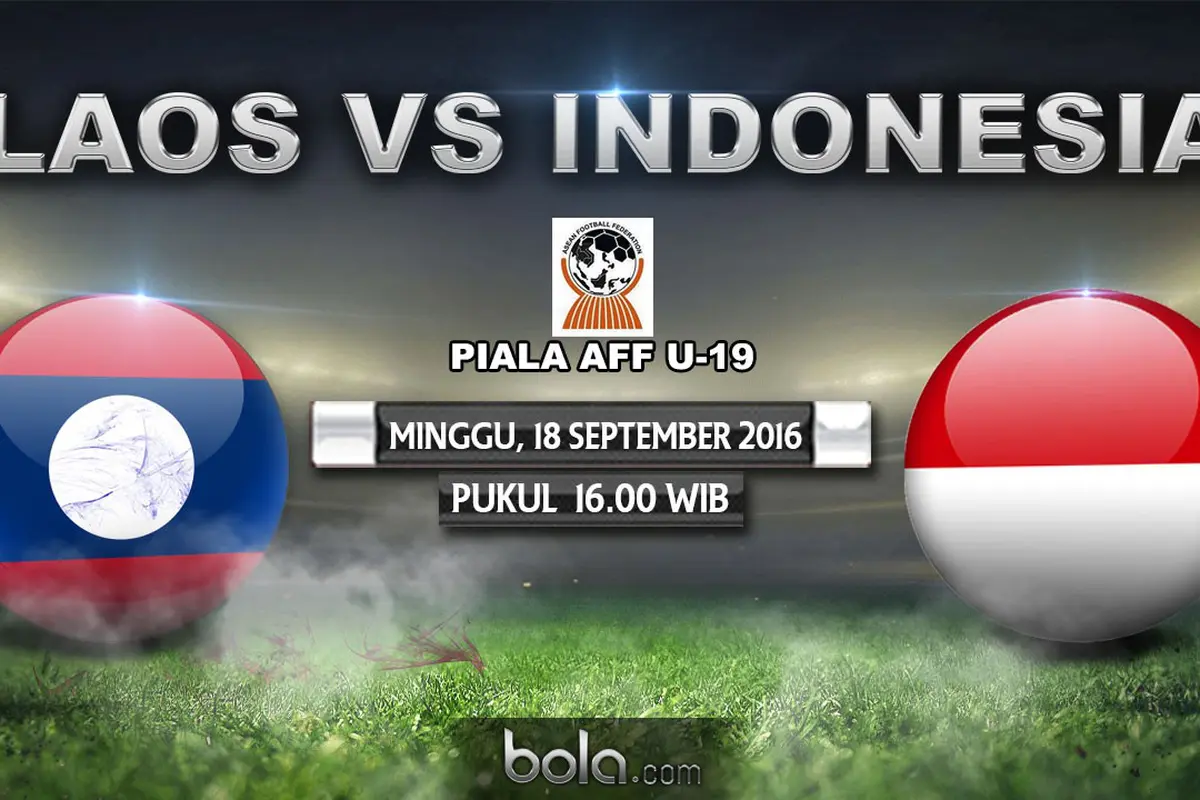 Laos vs Indonesia U-19 (Bola.com/Rudi Riana)
