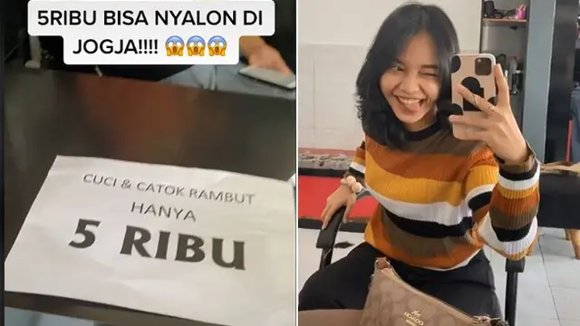Viral Salon Super Murah, Cuci dan Catok Rambut hanya Rp 5 Ribu