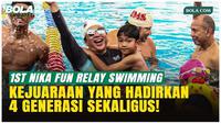 Digelar untuk pertama kali, 1st Nika Fun Relay Swimming Championships 2025 sukses menyedot 170 peserta dari keluarga, komunitas, hingga perusahaan. Ajang yang disupport PB Akuatik Indonesia ini menghadirkan sesuatu yang unik: tim berisi empat generas...