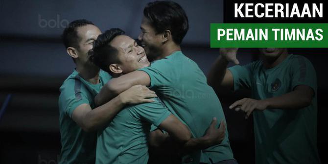 VIDEO: Keceriaan Para Pemain Timnas Indonesia saat Latihan