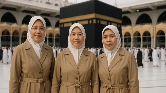 Cardigan Umroh Modern Ini Cocok Buat Seragam Anti Ribet