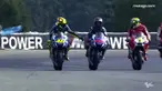 Jejak rekam yang berisi momen krusial Valentino Rossi dengan Jorge Lorenzo sejak seri pertama MotoGP 2015 di sirkuit Losail, Qatar hingga ditutup di MotoGP Valencia 2015 di Spanyol.