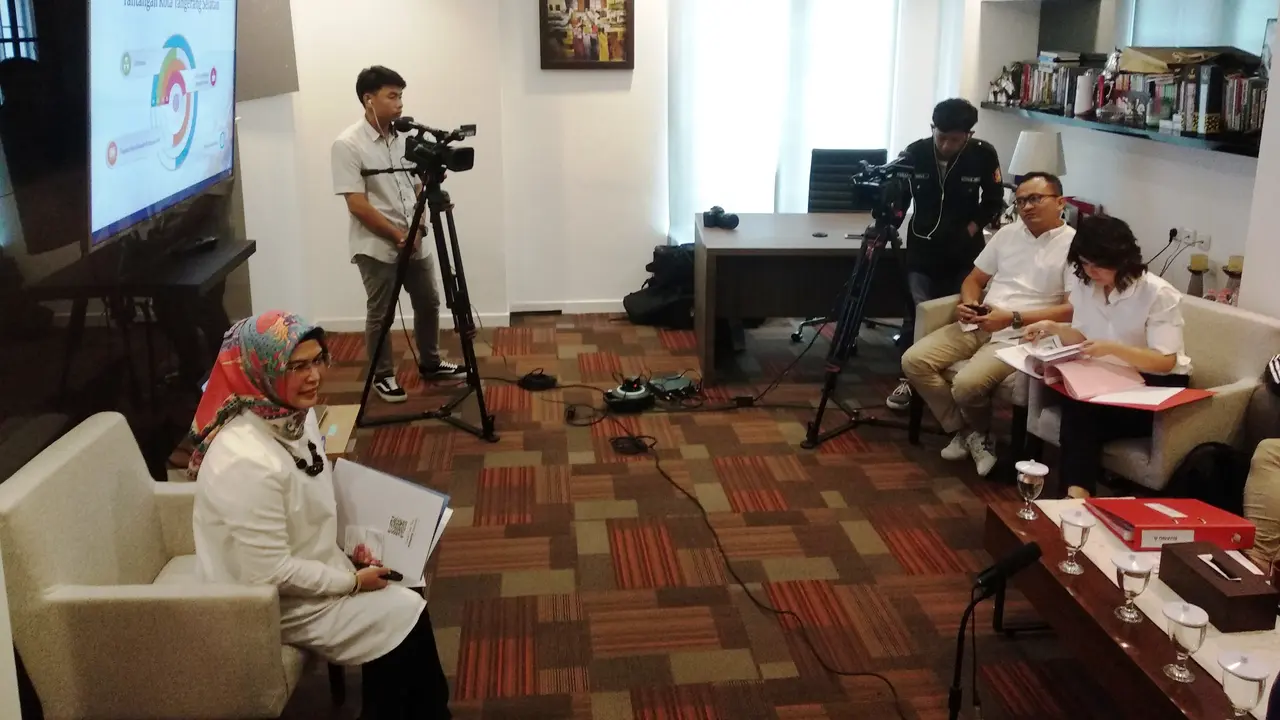 Putri Wakil Presiden RI Ma'ruf Amin, Siti Nur Azizah hadir dalam seleksi calon Wali Kota/Wakil Wali Kota Tangerang Selatan dan Surabaya yang digelar PSI