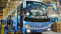 Produsen Bus Lokal Lebih Bangga Pakai Merek Bus Asing