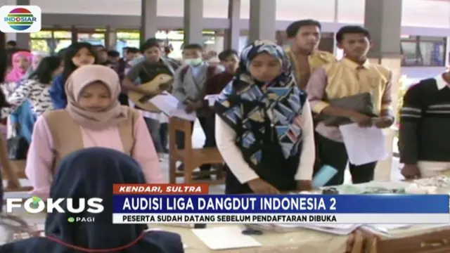Sebanyak 443 peserta antusias ikuti audisi Liga Dangdut Indonesia 2 di Kendari, Sulawesi Tenggara.