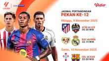 Saksikan LaLiga pekan ke-12 hanya di Vidio. (dok. vidio.com)
