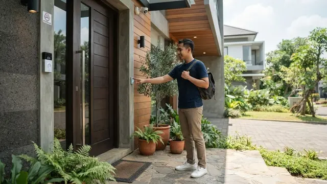 Bel Rumah atau Lonceng Pintu (AI Generated)