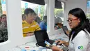 Garuda Indonesia Travel Fair (GATF) 2014 diselenggarakan mulai dari pukul 10:00 WIB hingga pukul 22:00 WIB dengan harga tiket masuk IDR 20.000, Jakarta, (12/9/14). (Liputan6.com/Panji Diksana)