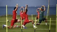 Gelandang Timnas Indonesia, Ivar Jenner, dalam sesi latihan di Bali United Training Center, Gianyar, Kamis (23/7/2026). (Bola.com/Alit Binawan)