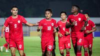 Timnas Indonesia U-20 berhasil mengukir kemenangan telak dengan skor 3-0 atas Maladewa U-20 pada Kualifikasi Piala Asia U-20 2025 di Stadion Madya, Senayan, Jakarta, Rabu (25/9/2024) malam WIB. (Bola.com/Bagaskara Lazuardi)