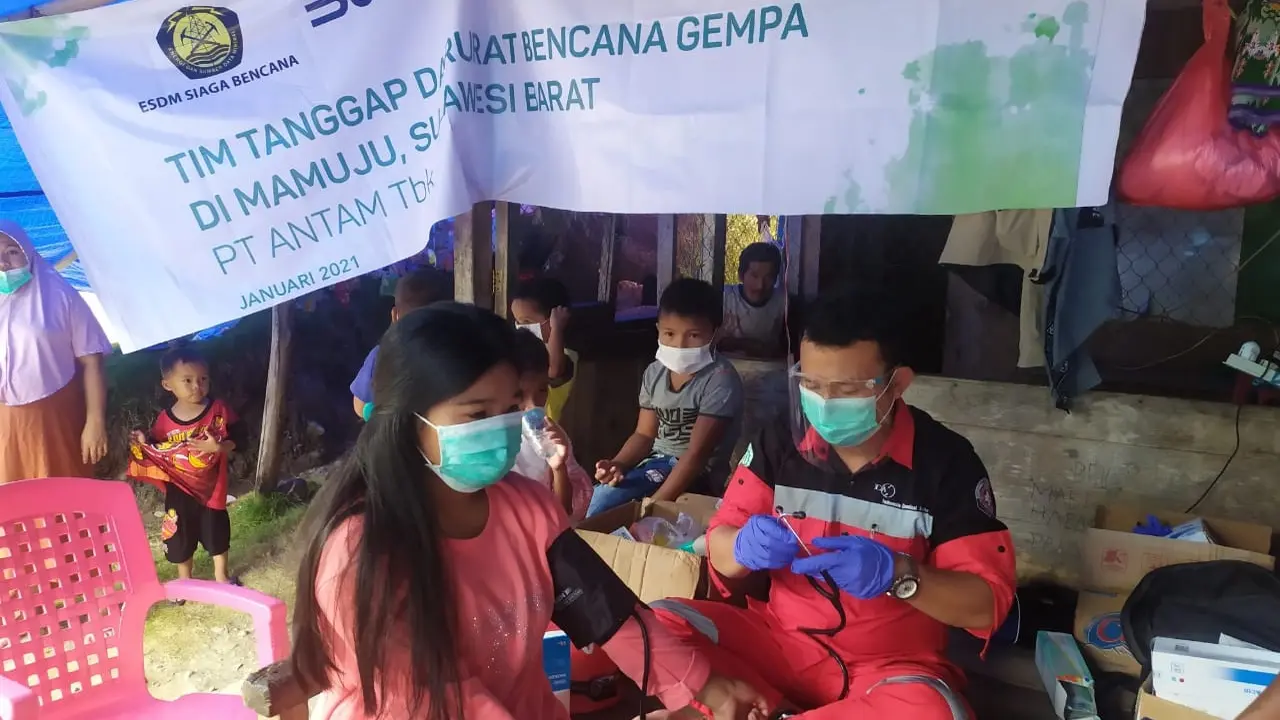 Dukungan ANTAM Atasi Dampak Bencana Alam di Sejumlah Daerah