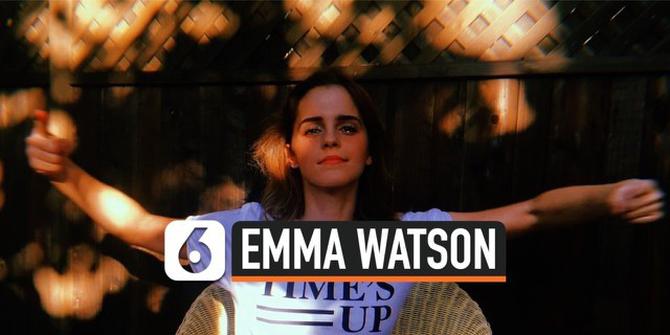 VIDEO: Emma Watson Bahagia "Berpasangan" dengan Dirinya Sendiri