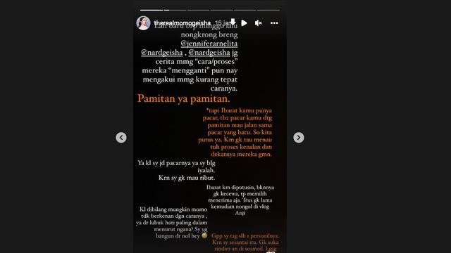 Momo Geisha Bahas Proses Ganti Vokalis Geisha: Ibarat Pacar Tiba-Tiba Pamit Mau Jalan Sama Pacar yang Baru