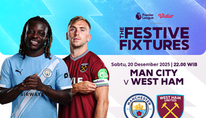 Saksikan Man City vs West Ham di Vidio. (dok. vidio.com)