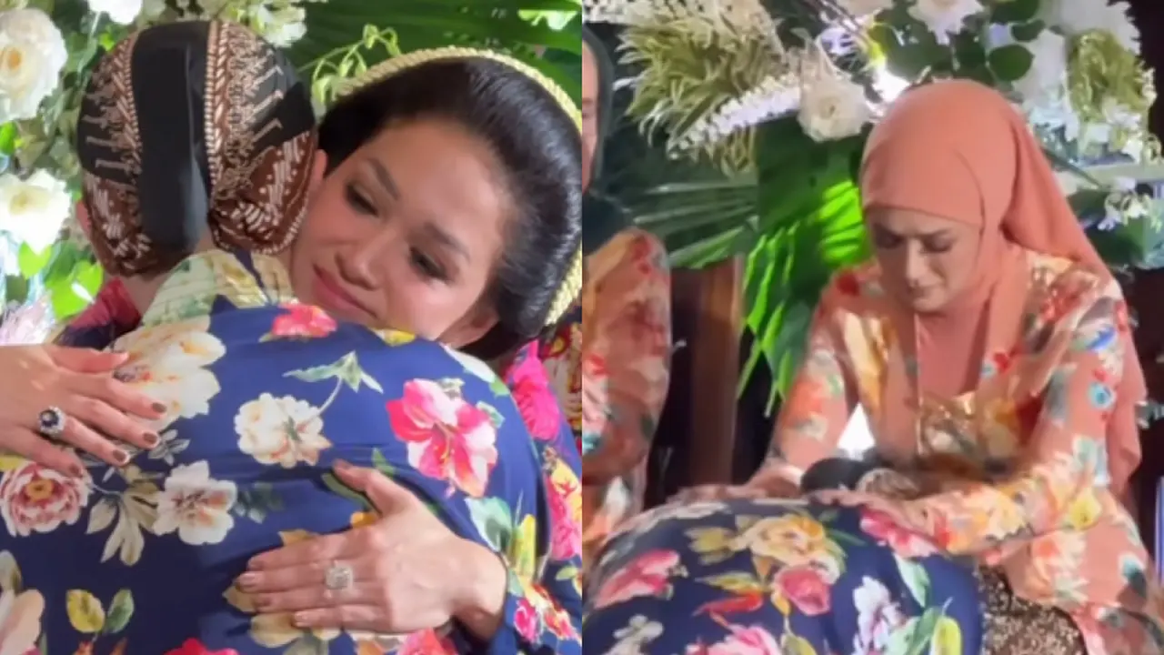 Tampilan Ibu Kandung dan Sambung Al Ghazali saat Siraman dan Pengajian, Maia Estianty dan Mulan Jameela