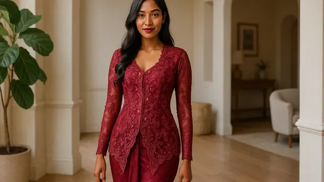 Trik Memilih Warna Kebaya untuk Kulit Sawo Matang Agar Tampil Menawan