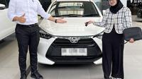 Berhasil mendapatkan Toyota Agya seharga Rp1. (Instagram/@hellowudin)