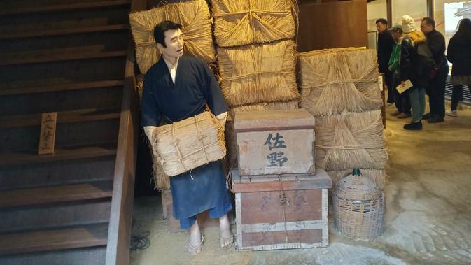 Gambaran kehidupan sehari hari masyarakat Jepang saat era Meiji (Liputan6.com/ Mevi Linawati)