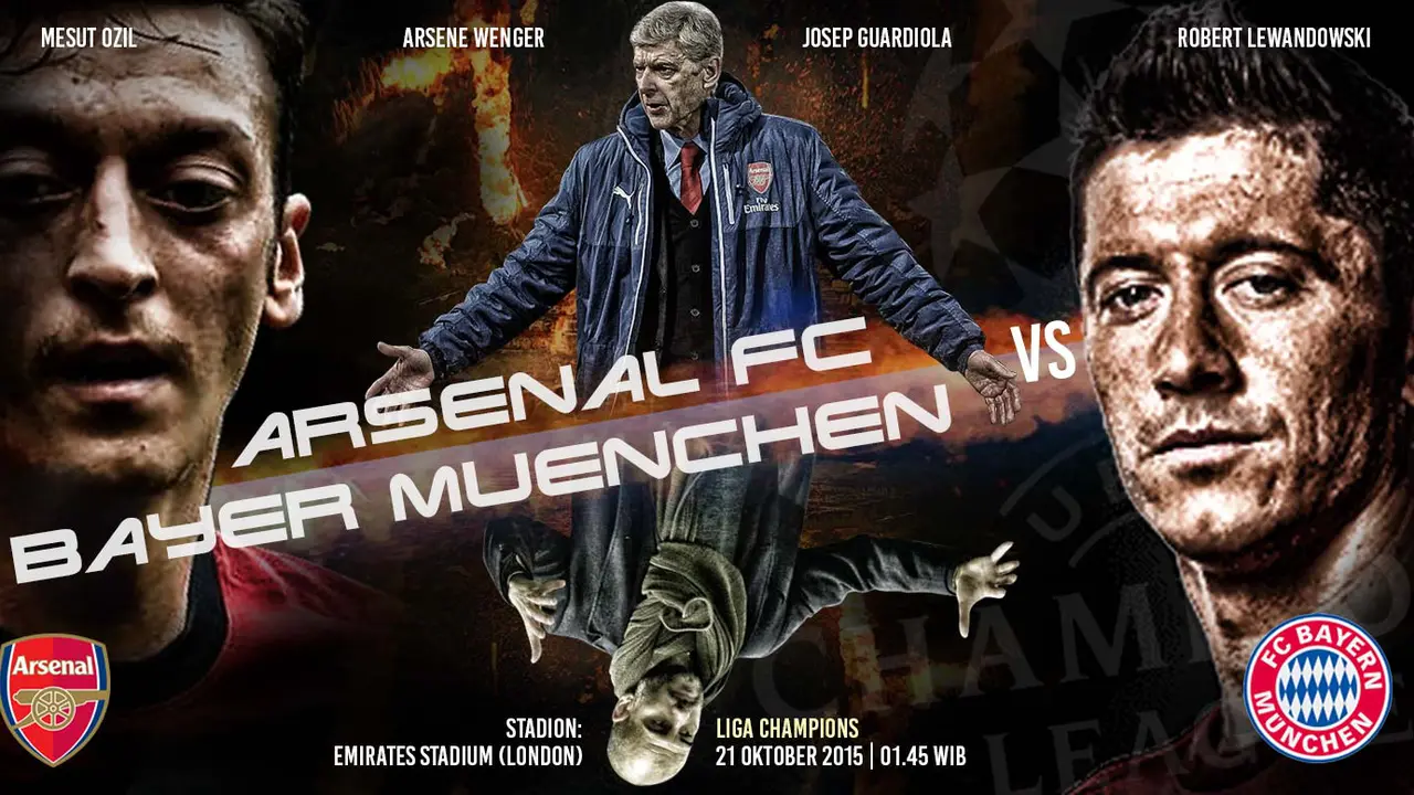 Liga Champions: Arsenal FC vs Bayern München
