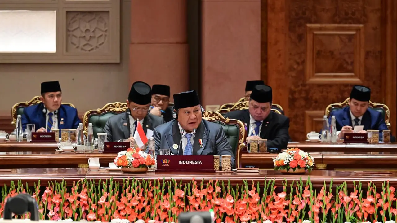 Presiden Prabowo Subianto menghadiri Konferensi Tingkat Tinggi (KTT) BRICS ke-18 di Bharat Mandapam, New Delhi, India. (Dok Kemenko Perekonomian)