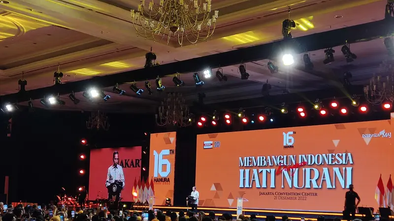 Jokowi Menghadiri HUT ke-16 Partai Hanura