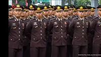 Presiden Prabowo Subianto melantik 1.177 perwira remaja TNI-Polri di Halaman Istana Merdeka, Jakarta, Rabu, 22 Juli 2026. Salah satu yang dilantik adalah anak mantan Kadiv Propam Polri Ferdy Sambo, yakni Tribrata Putra Sambo.