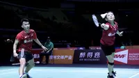 Ganda campuran Indonesia, Rinov Rinaldy/Debby Susanto, tersingkir dari babak kedua Fuzhou China Terbuka 2018, Kamis (8/11/2018). (PBSI)