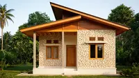 7 Inspirasi Rumah Pedesaan Atap Miring Satu Arah yang Lagi Tren