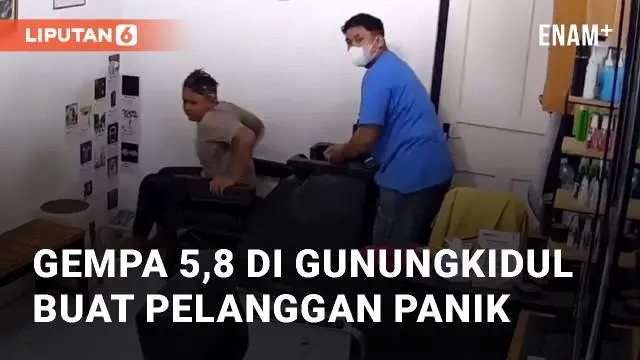 Gempa M 5,8 mengguncang Gunungkidul, Yogyakarta, pada Senin (26/8/2024) . Gempa terjadi pada pukul 19.57 WIB, membuat panik warga setempat