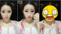10 Before-After Cewek Hapus Makeup yang Bikin Pangling