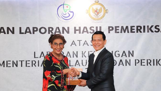 Kementerian Kelautan dan Perikanan (KKP) meraih opini Wajar Tanpa Pengecualian (WTP) dari Badan Pemeriksaan Keuangan Republik Indonesia (BPK RI) untuk laporan keuangan tahun 2018.