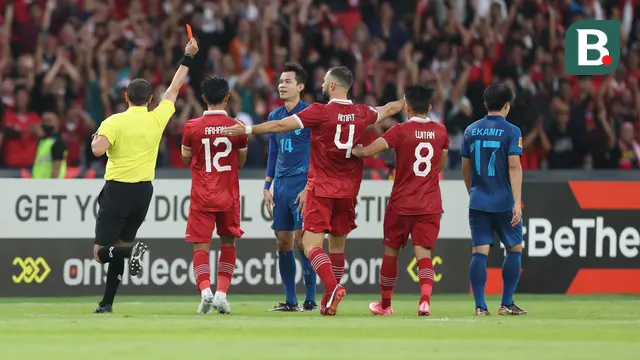 Foto: Unggul Jumlah Pemain, Timnas Indonesia Harus Puas Ditahan Imbang Thailand pada Matchday Ketiga Piala AFF 2022