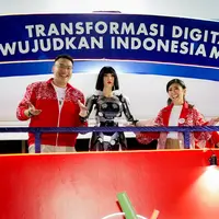 Kemkomdigi Bawa Truk Digital di Karnaval HUT RI ke-80, Ada Robot AI hingga Satelit SATRIA-1