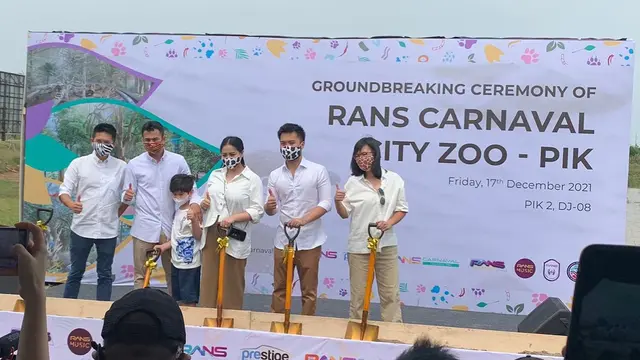 Raffi Ahmad Bangun Kebun Binatang, Ini 7 Momen Peletakan Batu Pertama