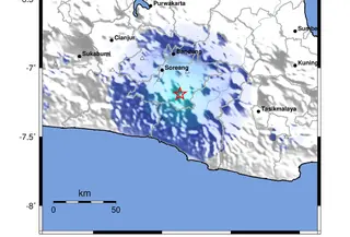 Gempa di Kabupaten Bandung. (Istimewa)