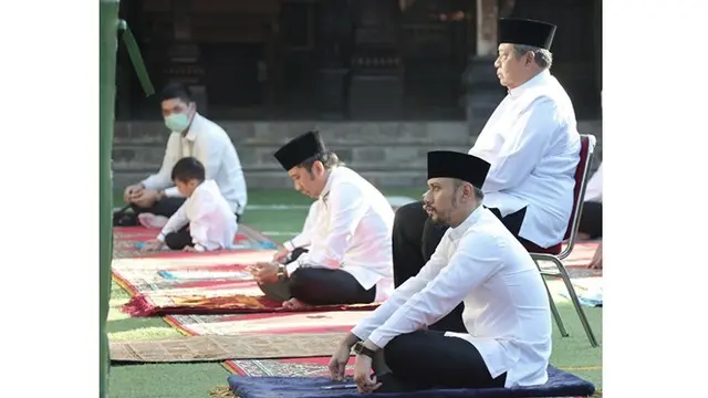 5 Potret Terbaru SBY Rayakan Idul Fitri, Lebaran Kedua Tanpa Ani Yudhoyono