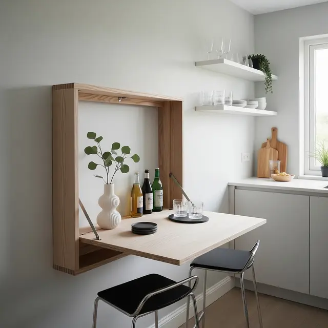 Mini Bar Dapur Minimalis (AI Generated)