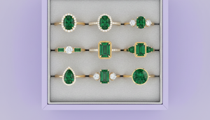 Model Cincin Emas Batu Emerald Tren 2026 untuk Perhiasan. Gemini