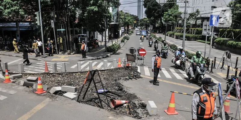 Uji Coba Penerapan Sistem Satu Arah Kawasan Gondangdia