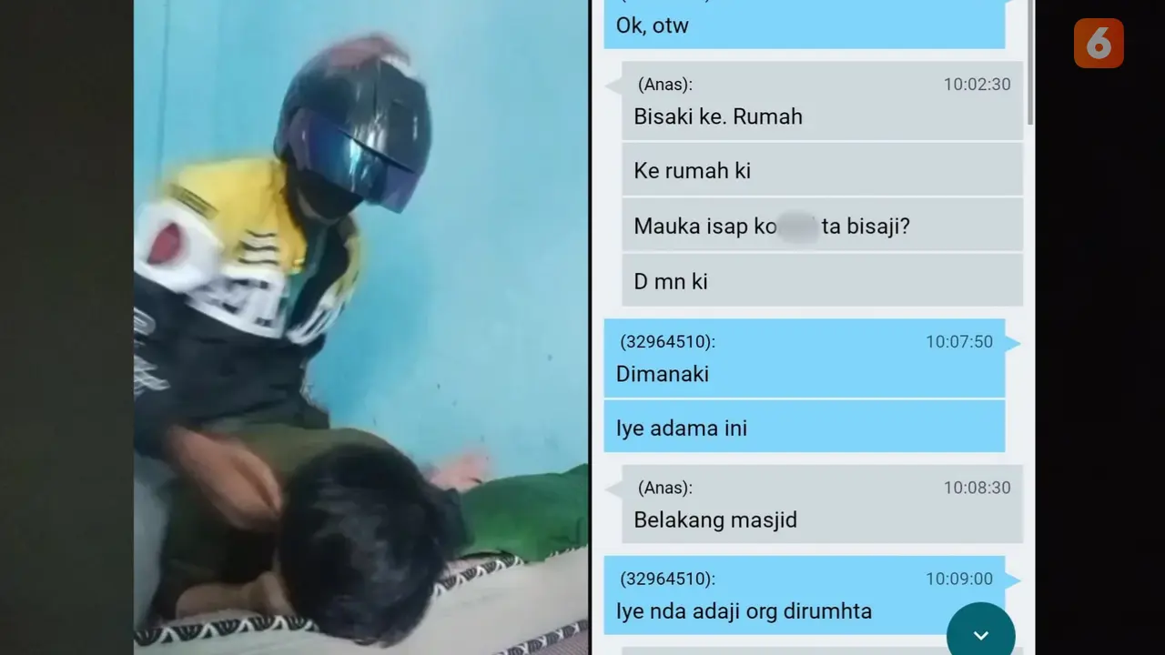Driver ojol di Makassar aniaya penumpang lantaran diajak berhubungan sesama jenis (Liputan6.com/Fauzan)